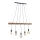 Leuchten Direkt 15515-18 - Chandelier on a string DAMIAN 5xE27/60W/230V eucalyptus