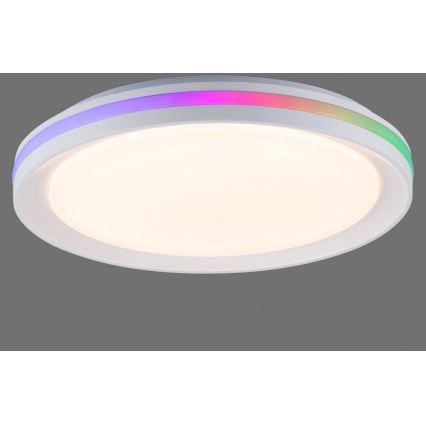 Leuchten Direkt 15544-16 - LED RGB Dimmable ceiling light RIBBON LED/15W/230V + remote control