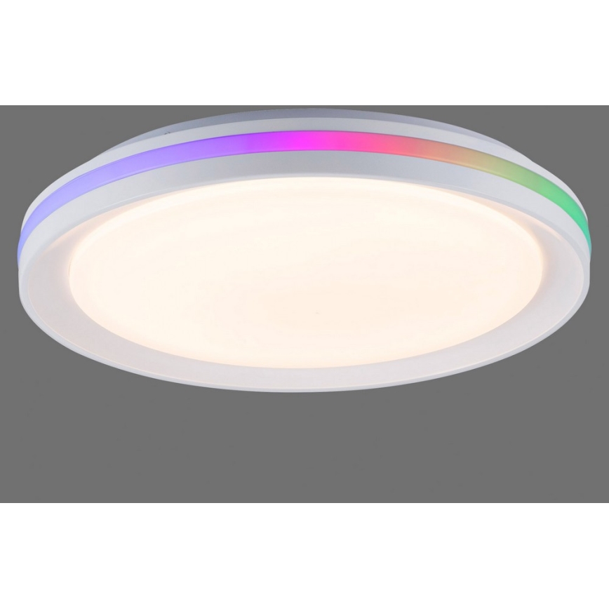 Leuchten Direkt 15544-16 - LED RGB Dimmable ceiling light RIBBON LED/15W/230V + remote control