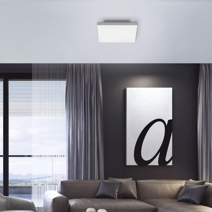 Leuchten Direkt 15550-16 - LED Dimming ceiling light CANVAS LED/17W/230V + remote control