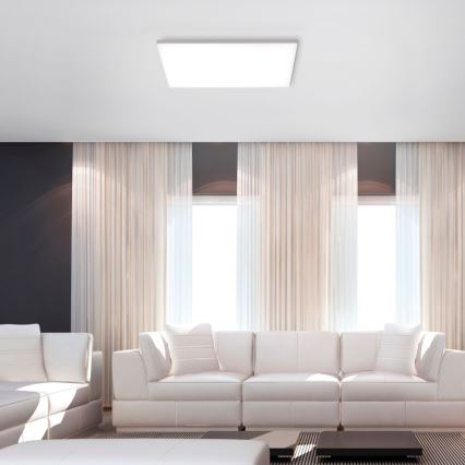 Leuchten Direkt 15552-16 - LED Dimmable ceiling light CANVAS LED/40W/230V 2700-5000K + remote control