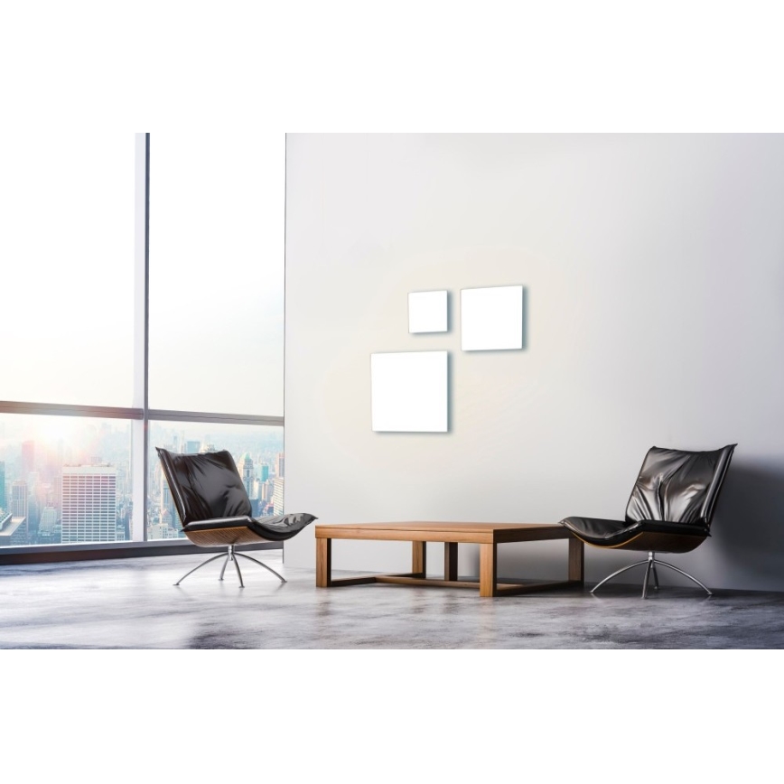 Leuchten Direkt 15552-16 - LED Dimmable ceiling light CANVAS LED/40W/230V 2700-5000K + remote control