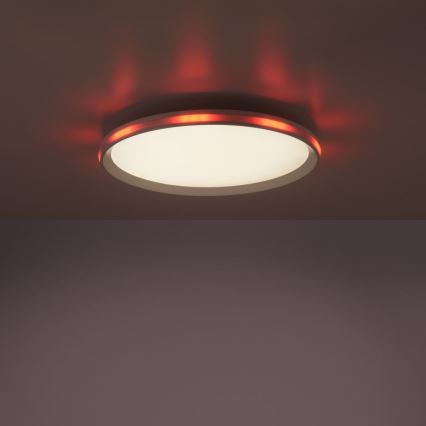 Leuchten Direkt 15555-16 - LED RGBW Dimmable ceiling light GALACTICA LED/28W/230V 2700-5000K + remote control
