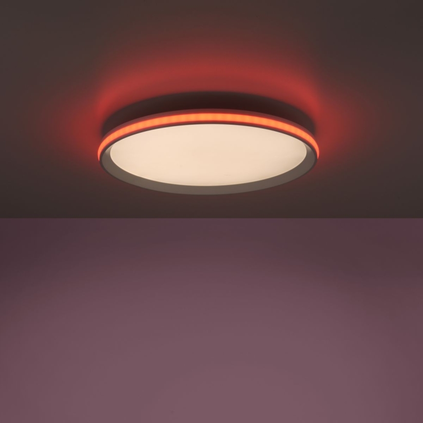 Leuchten Direkt 15555-16 - LED RGBW Dimmable ceiling light GALACTICA LED/28W/230V 2700-5000K + remote control