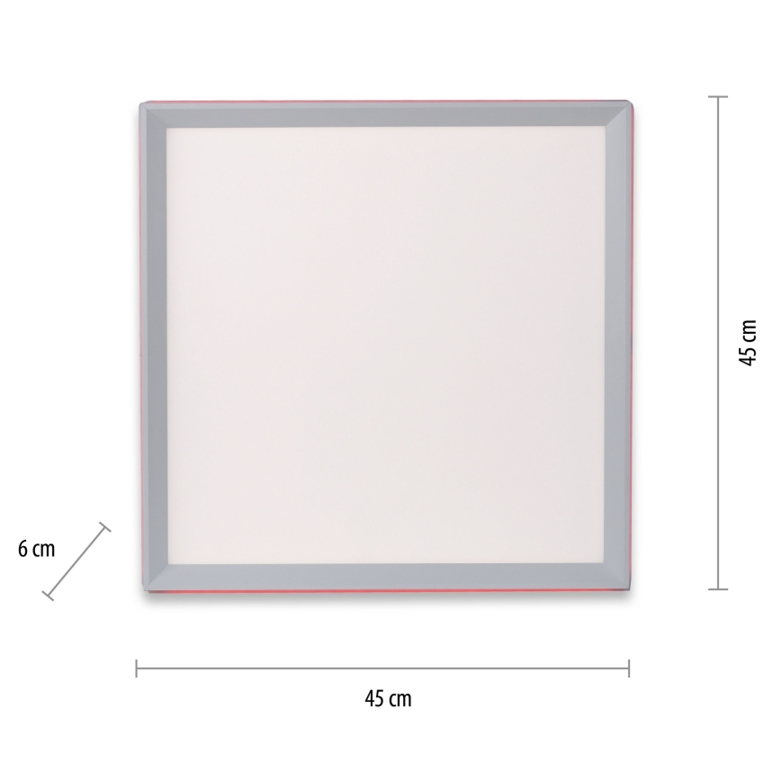 Leuchten Direkt 15556-16 - LED RGB Dimmable ceiling light GALACTICA LED/32W/230V + remote control