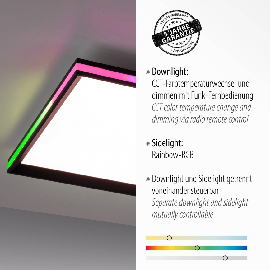 Leuchten Direkt 15556-18 - RGBW Dimmable ceiling light GALACTICA LED/32W/230V 2700-5000K + remote control