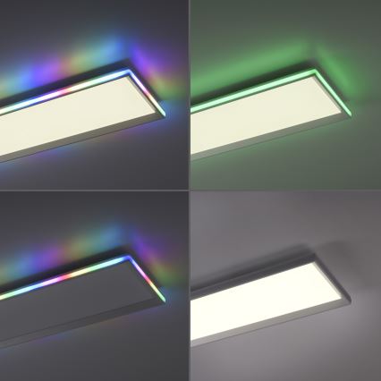 Leuchten Direkt 15557-16 - LED RGB Dimmable ceiling light GALACTICA LED/40W/230V + remote control