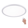 Leuchten Direkt 15571-16 - LED Dimmable ceiling light FLAT LED/23,5W/230V 2700-5000K + remote control