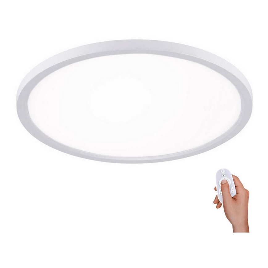 Leuchten Direkt 15571-16 - LED Dimmable ceiling light FLAT LED/23,5W/230V 2700-5000K + remote control