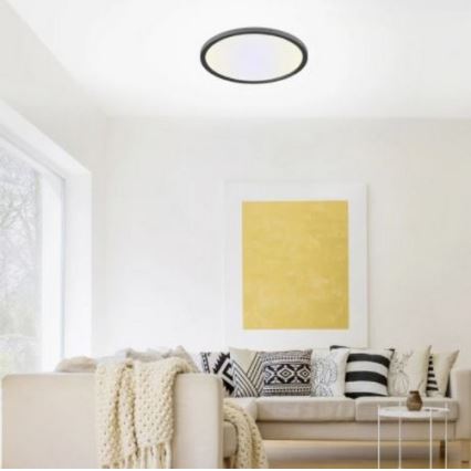 Leuchten Direkt 15571-18 - LED Dimmable ceiling light FLAT LED/23,5W/230V 2700-5000K + remote control