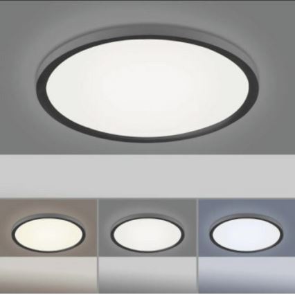 Leuchten Direkt 15571-18 - LED Dimmable ceiling light FLAT LED/23,5W/230V 2700-5000K + remote control