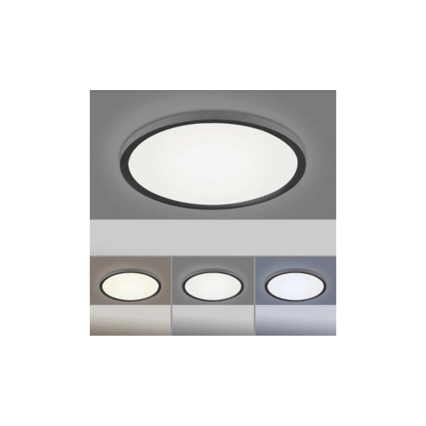 Leuchten Direkt 15571-18 - LED Dimmable ceiling light FLAT LED/23,5W/230V 2700-5000K + remote control