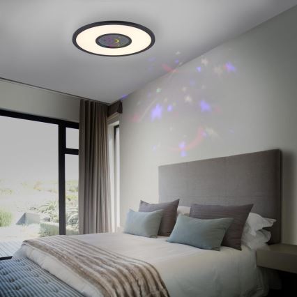 Leuchten Direkt 15572-18 - LED RGBW Dimmable ceiling light ASTRO LED/17,5W/230V 2700-5000K + remote control