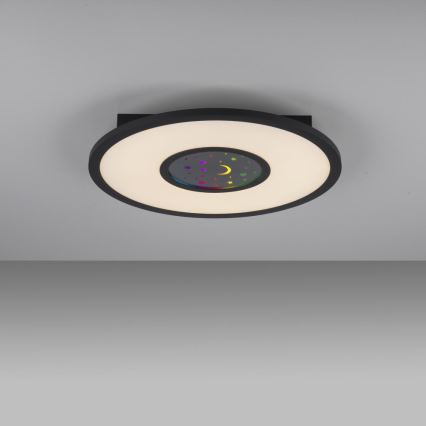 Leuchten Direkt 15572-18 - LED RGBW Dimmable ceiling light ASTRO LED/17,5W/230V 2700-5000K + remote control