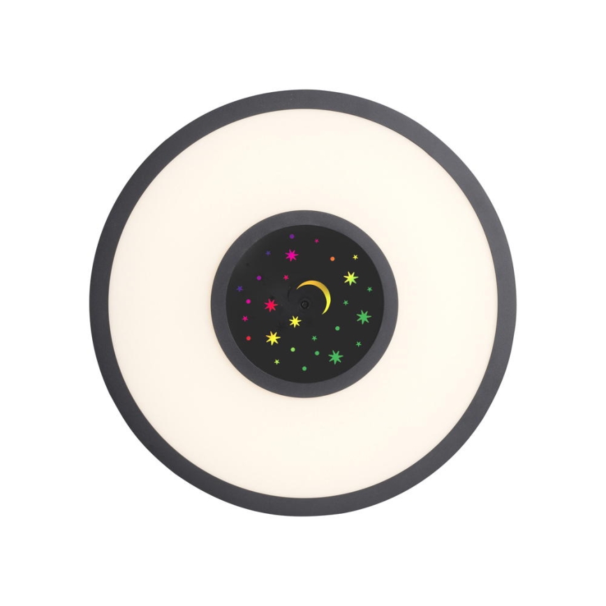 Leuchten Direkt 15572-18 - LED RGBW Dimmable ceiling light ASTRO LED/17,5W/230V 2700-5000K + remote control