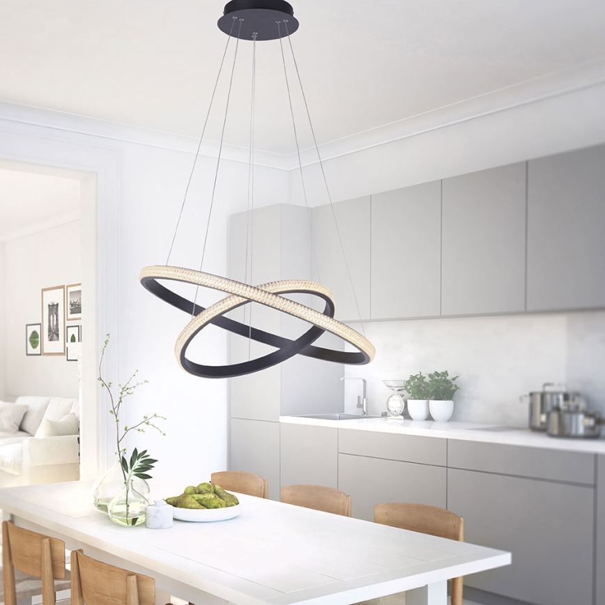 Leuchten Direkt 15610-18 - LED Dimmable chandelier on a string MUSA LED/36W/230V