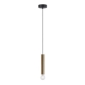 Leuchten Direkt 15617-60 - Chandelier on a string BRUNA 1xE27/60W/230V brass