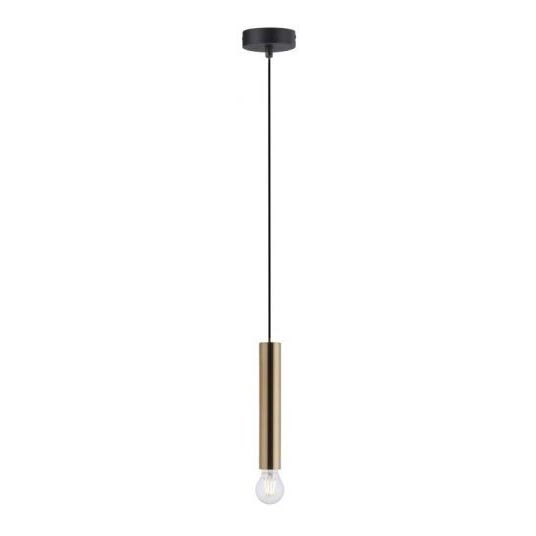 Leuchten Direkt 15617-60 - Chandelier on a string BRUNA 1xE27/60W/230V brass