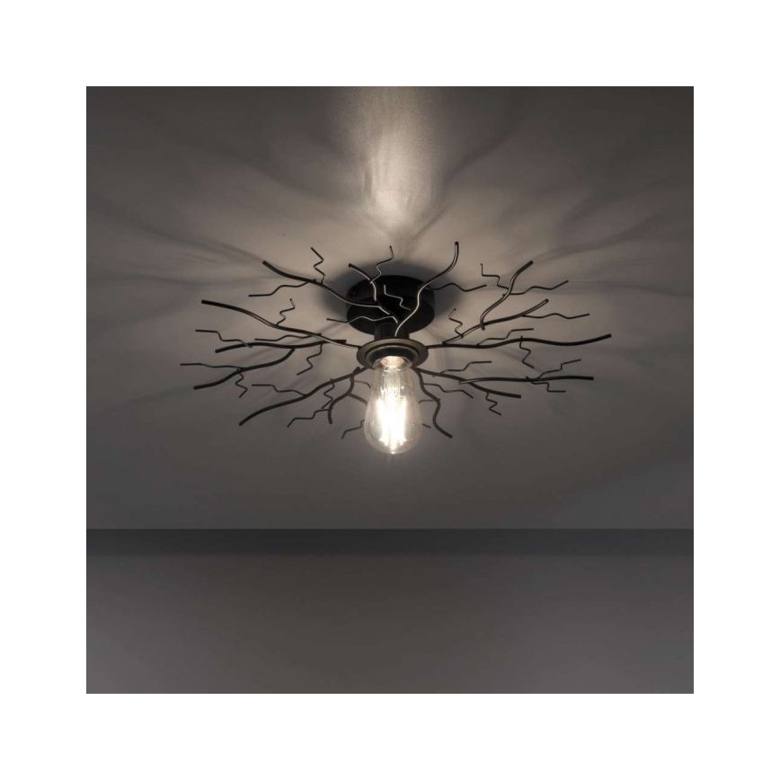 Leuchten Direkt 15638-18 - Surface-mounted chandelier LIMB 1xE27/40W/230V black