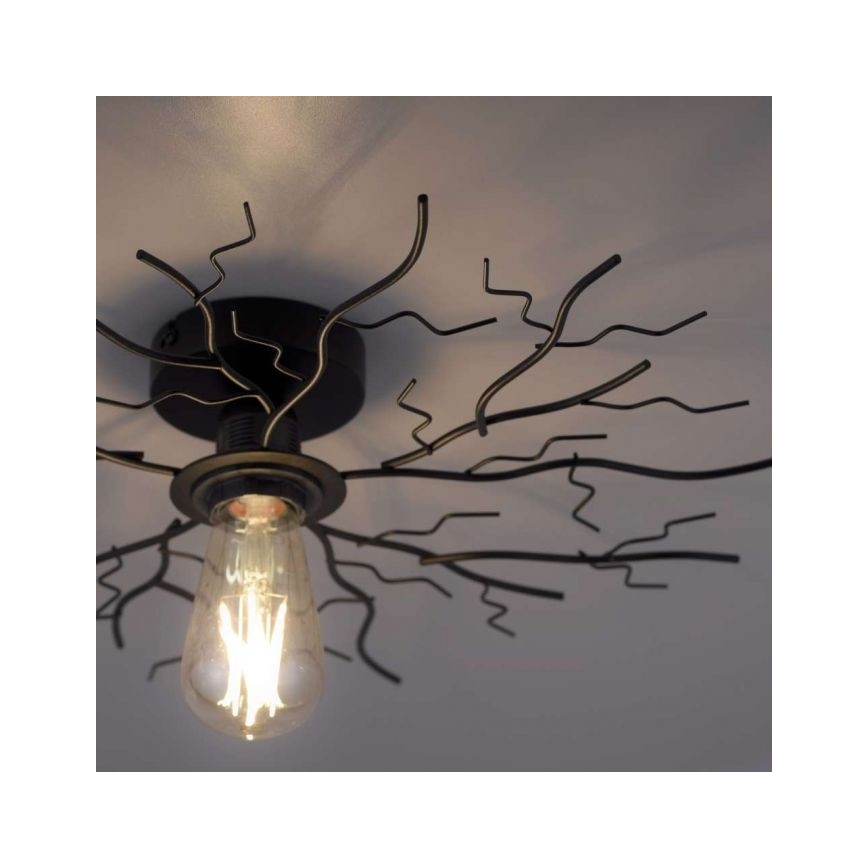 Leuchten Direkt 15638-18 - Surface-mounted chandelier LIMB 1xE27/40W/230V black