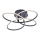 Leuchten Direkt 15660-18 - LED Dimmable surface-mounted chandelier NODE LED/27W/230V