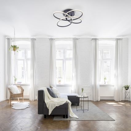 Leuchten Direkt 15660-18 - LED Dimmable surface-mounted chandelier NODE LED/27W/230V