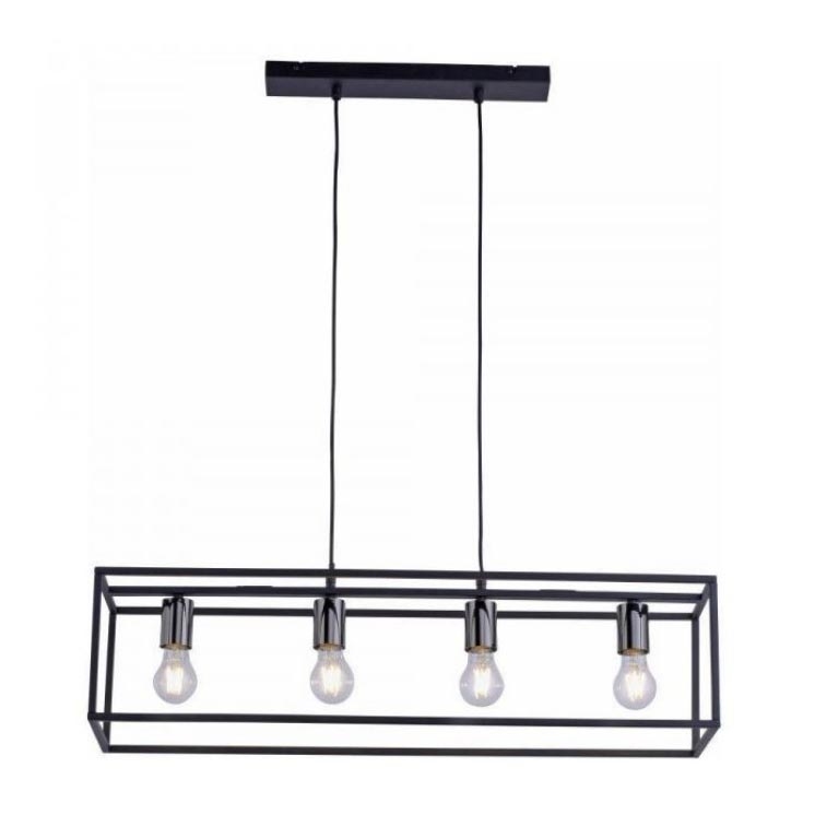 Leuchten Direkt 15854-18 - Chandelier on a string FABIO 4xE27/60W/230V