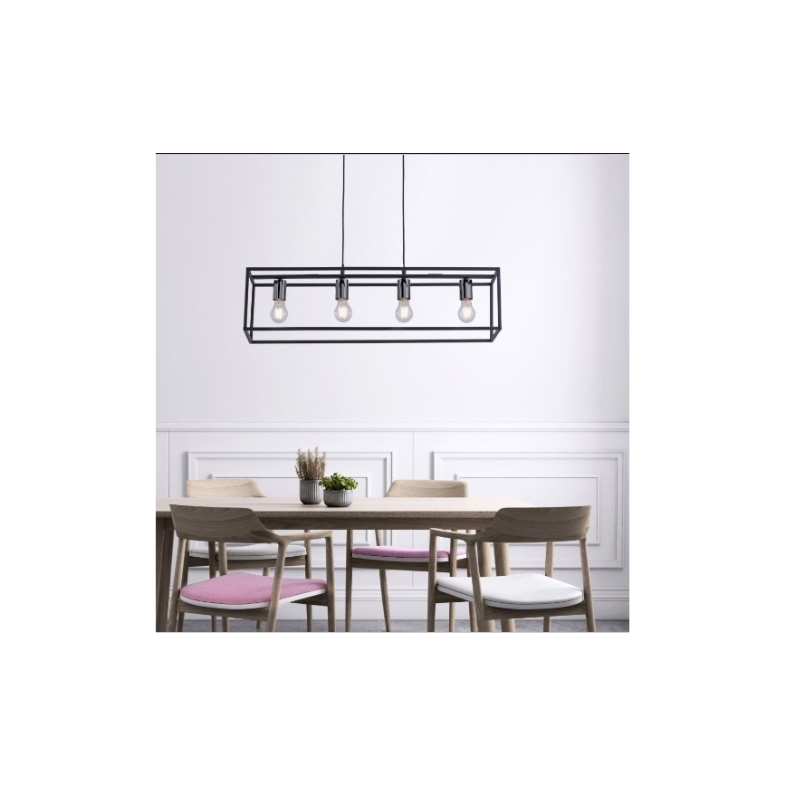 Leuchten Direkt 15854-18 - Chandelier on a string FABIO 4xE27/60W/230V