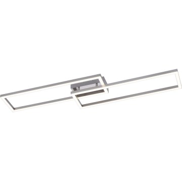 Leuchten Direkt 16430-55 - Dimmable RGBW LED MAXI Ceiling Light 2xLED/18W/230V 2700-5000K Matte Chrome + Remote Control