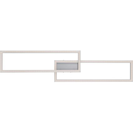 Leuchten Direkt 16430-55 - Dimmable RGBW LED MAXI Ceiling Light 2xLED/18W/230V 2700-5000K Matte Chrome + Remote Control