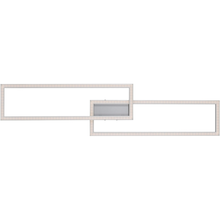 Leuchten Direkt 16430-55 - Dimmable RGBW LED MAXI Ceiling Light 2xLED/18W/230V 2700-5000K Matte Chrome + Remote Control