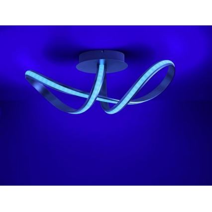Leuchten Direkt 18431-55 - LED RGB Dimmable ceiling light MELINDA LED/28W/230V + remote control