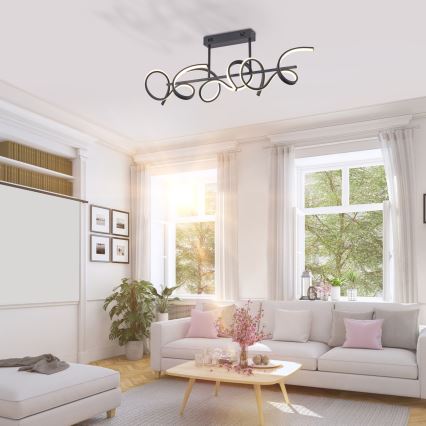 Leuchten Direkt 19032-18 - LED Dimming pendant chandelier CURLS 3xLED/25,8W/230V