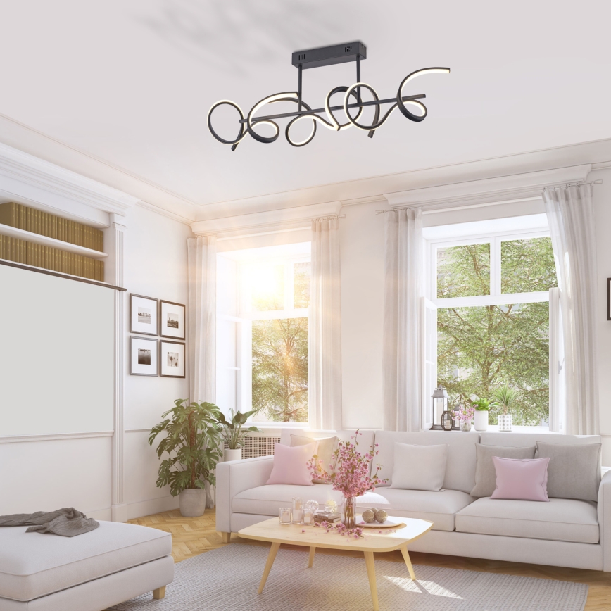 Leuchten Direkt 19032-18 - LED Dimming pendant chandelier CURLS 3xLED/25,8W/230V