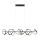 Leuchten Direkt 19033-18 - LED Dimming chandelier on a string CURLS 4xLED/10,2W/230V