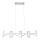 Leuchten Direkt 19033-21 - LED Dimmable chandelier on a string CURLS LED/40,8W/230V