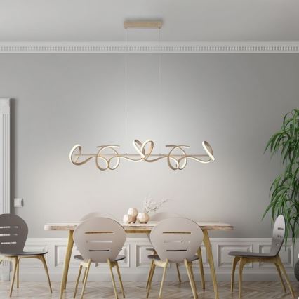 Leuchten Direkt 19033-60 - LED Dimmable chandelier on a string CURLS LED/40,8W/230V