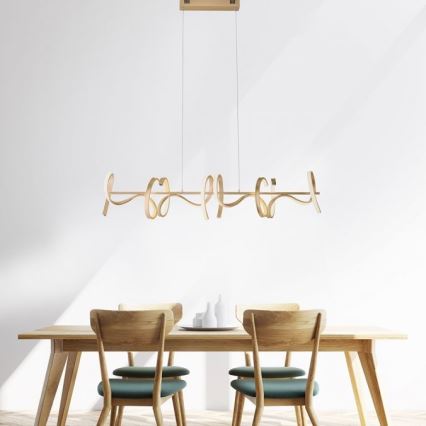 Leuchten Direkt 19033-60 - LED Dimmable chandelier on a string CURLS LED/40,8W/230V
