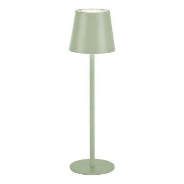 Leuchten Direkt 19250-43 - LED Outdoor dimmable rechargeable table lamp EURIA LED/3W/5V IP54 green