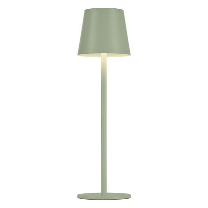 Leuchten Direkt 19250-43 - LED Outdoor dimmable rechargeable table lamp EURIA LED/3W/5V IP54 green