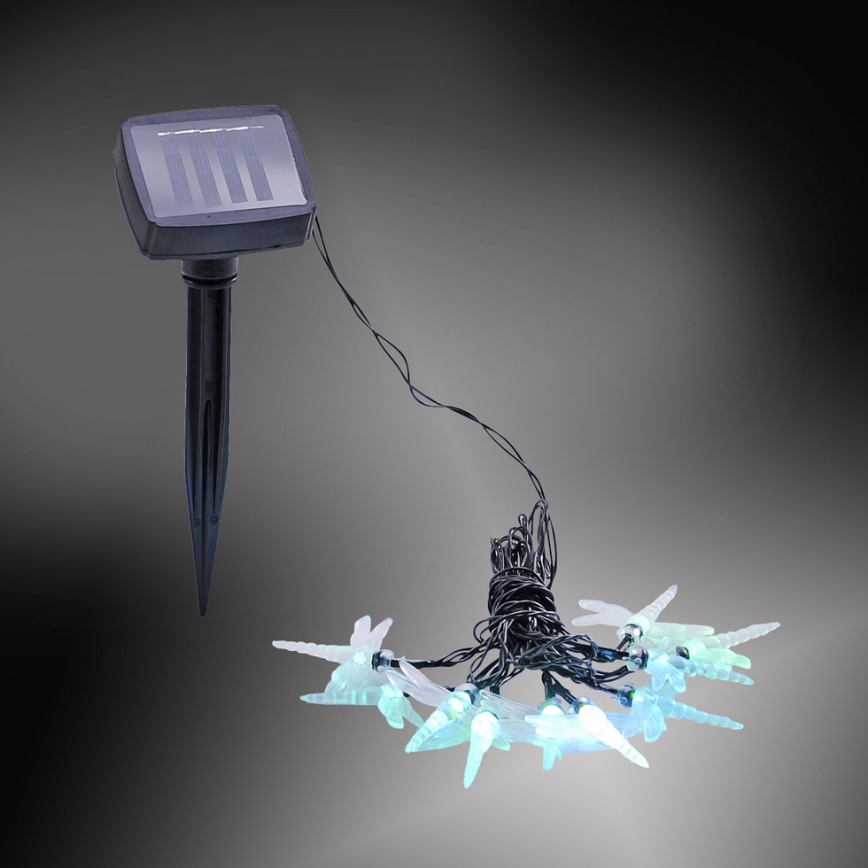 Leuchten Direkt 19936-70 - LED Solar chain SOLAR 10xLED/0,06W