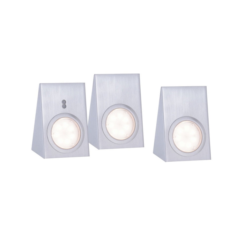 Leuchten Direkt 84111-55-3 - SET 3x LED Furniture lighting with a sensor THEO LED/3,6W/230V