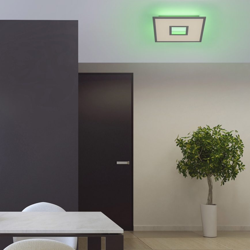 Leuchten Direkt 11645-16 - LED RGB Dimmable ceiling light RECESS LED/22,5W/230V + LED/5W + remote control