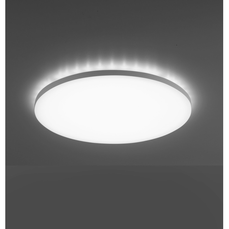Leuchten Direkt 15602-16 - LED RGBW Dimmable ceiling light GUSTAV LED/20,3W/230V + LED/1,8W 2700-5000K + remote control