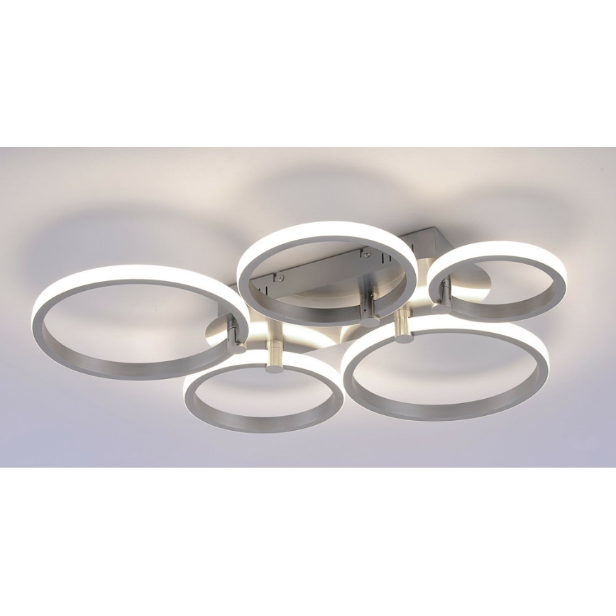 Leuchten Direkt 12112-55 - LED Flush-Mount Chandelier JOHANNA 2xLED/11.5W/230V+2xLED/9W+LED/7W