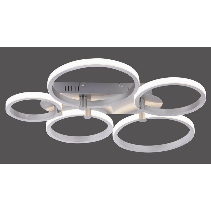 Leuchten Direkt 12112-55 - LED Flush-Mount Chandelier JOHANNA 2xLED/11.5W/230V+2xLED/9W+LED/7W