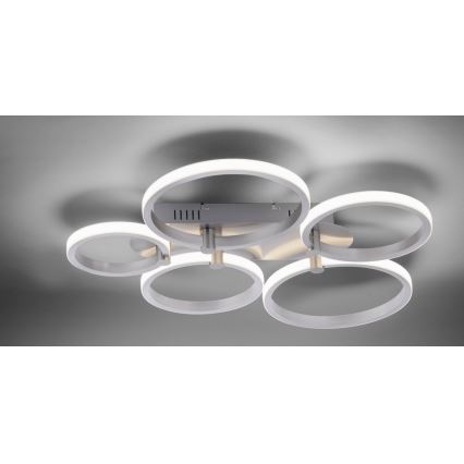 Leuchten Direkt 12112-55 - LED Flush-Mount Chandelier JOHANNA 2xLED/11.5W/230V+2xLED/9W+LED/7W
