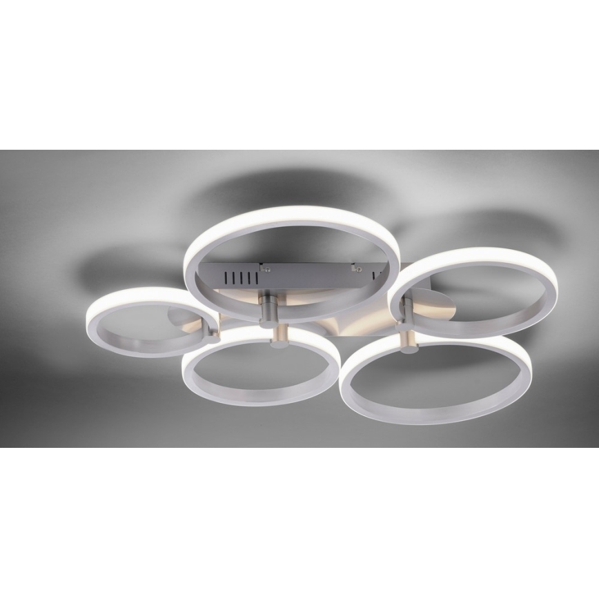 Leuchten Direkt 12112-55 - LED Flush-Mount Chandelier JOHANNA 2xLED/11.5W/230V+2xLED/9W+LED/7W
