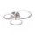 Leuchten Direkt - LED Surface-mounted chandelier JOHANNA 1xLED/4,5W/230V+1xLED/6W+1xLED/7,5