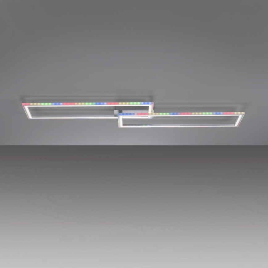 Leuchten Direkt 14635-55 - LED RGB Dimmable ceiling light FELIX LED/34,5W/230V + remote control